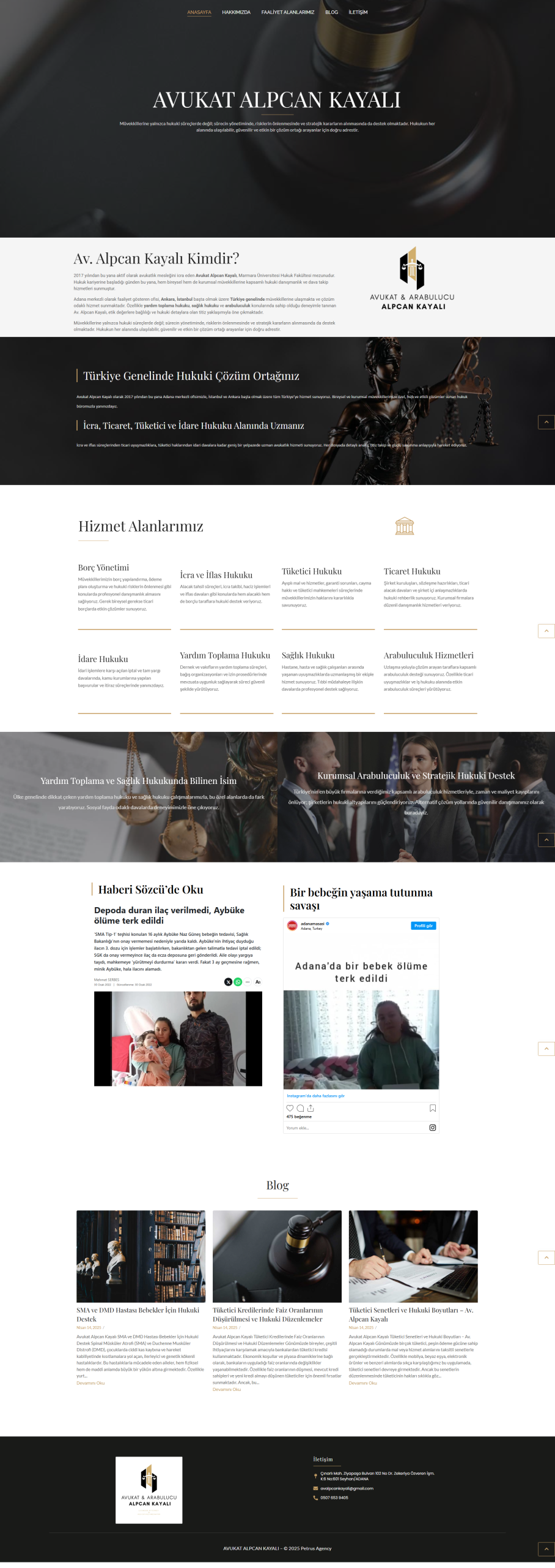 Avukat Alpcan Kayalı - Tam sayfa