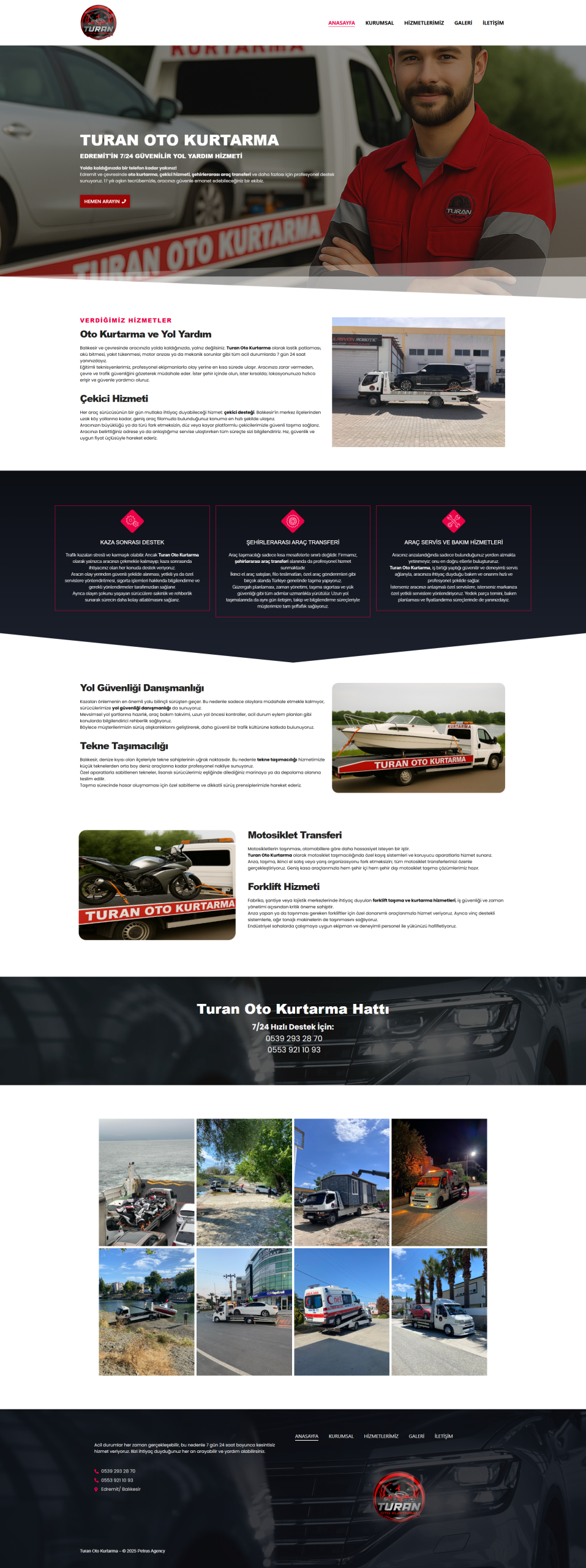 Balıkesir Acil Oto Çekici - Tam sayfa