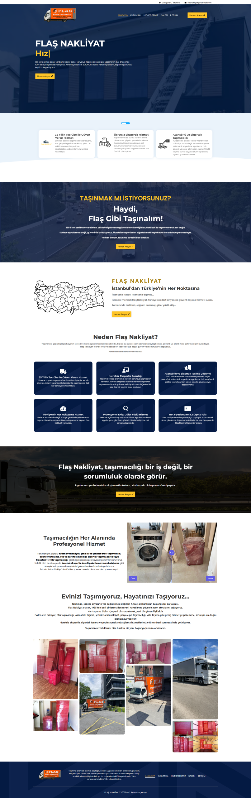 Flaş Nakliyat - Tam sayfa