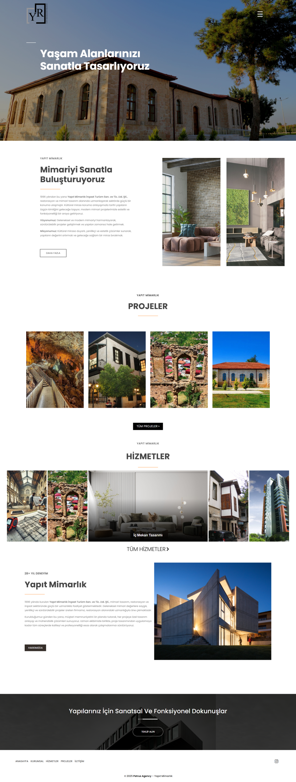 Yapıt Mimarlık Restorasyon - Tam sayfa